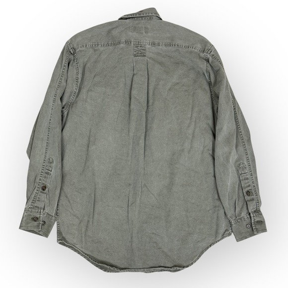 Banana Republic Vintage Safari Travel Shirt Mens S Utility Workwear Patch Pocket - Picture 2 of 9